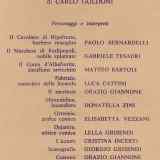 La locandiera (Carlo Goldoni). Gruppo Teatrale Mandriolo, 1986-87.