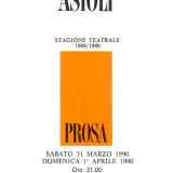 Il malato immaginario (Moli&egrave;re). Gruppo Teatrale Mandriolo, 1990.